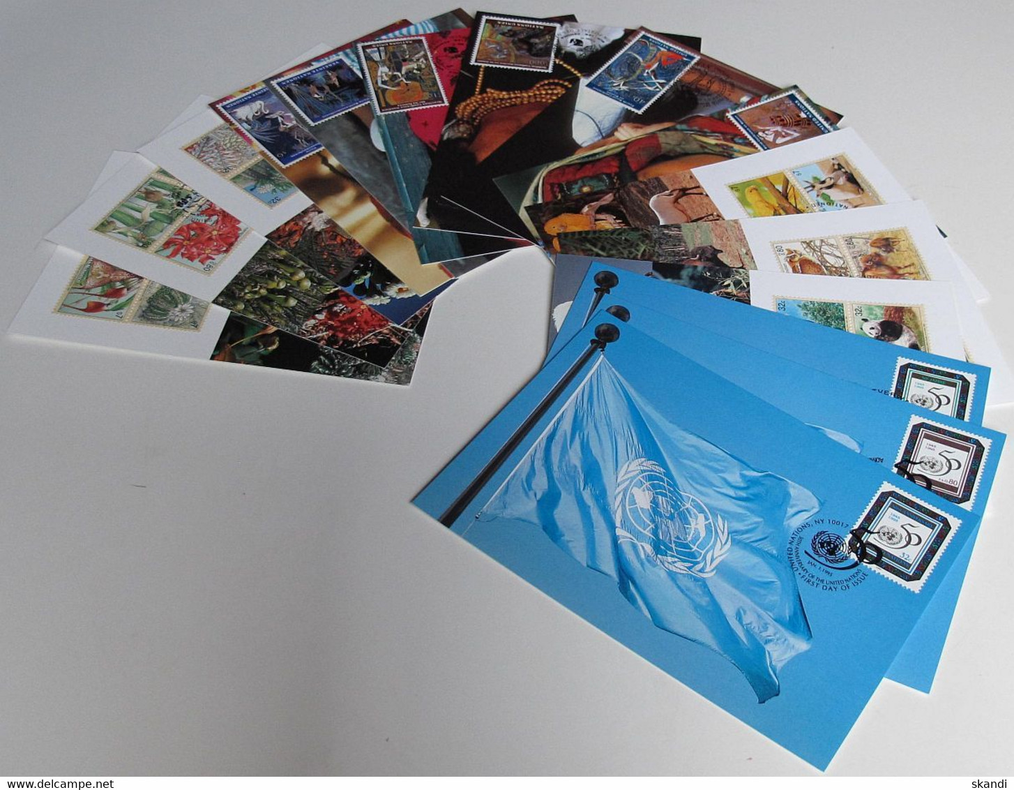 UNO NEW YORK - GENF - WIEN 100 Offizielle Maximumkarten - MK/MC Nr. 1-100 Komplette Sammlung - Colecciones & Series