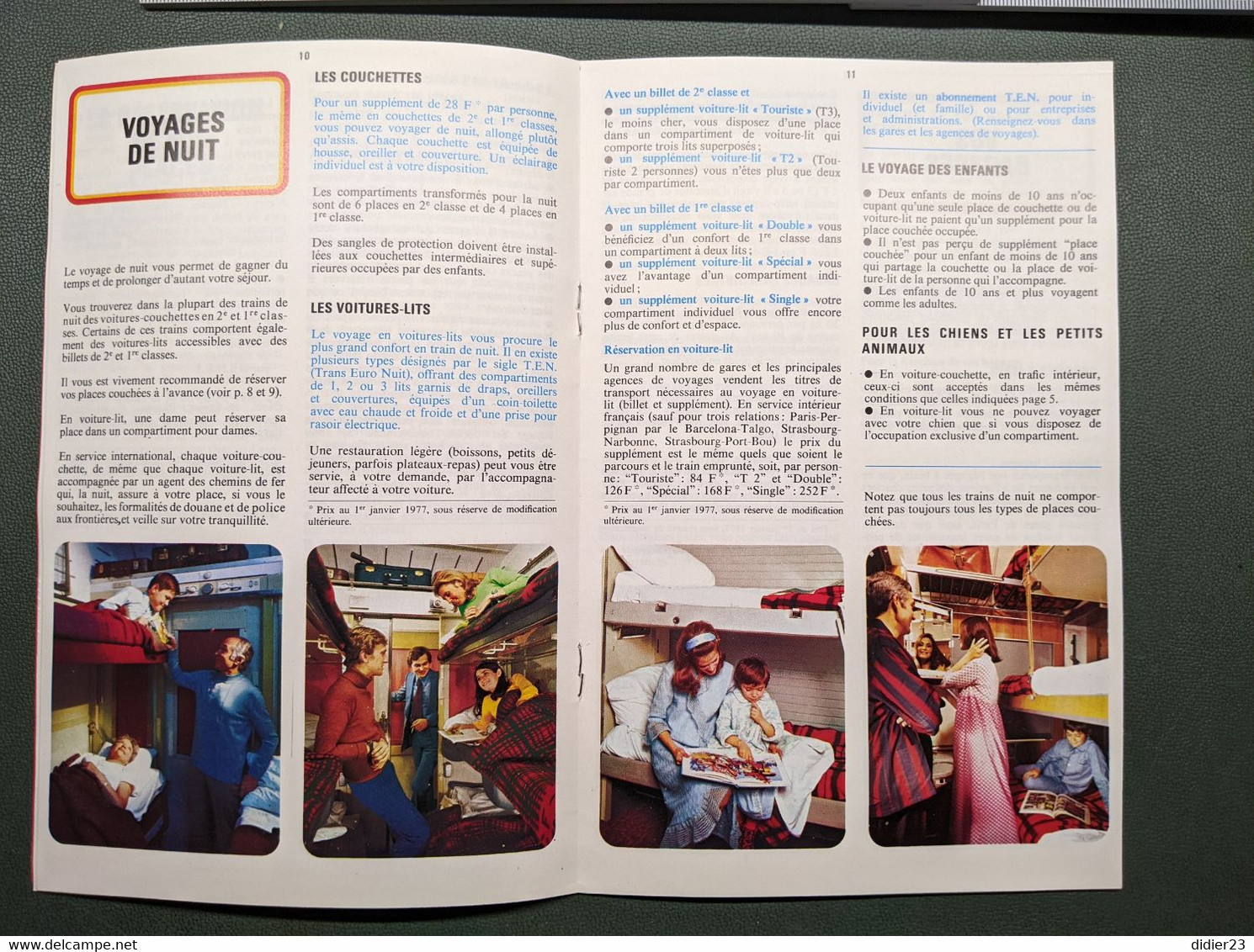 1977 SNCF GUIDE PRATIQUE DU VOYAGEUR - Chemin De Fer