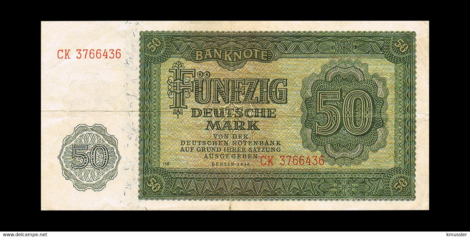 # # # Banknote DDR (GDR, Eastgermany) 50 Mark 1949 # # # - 50 Mark