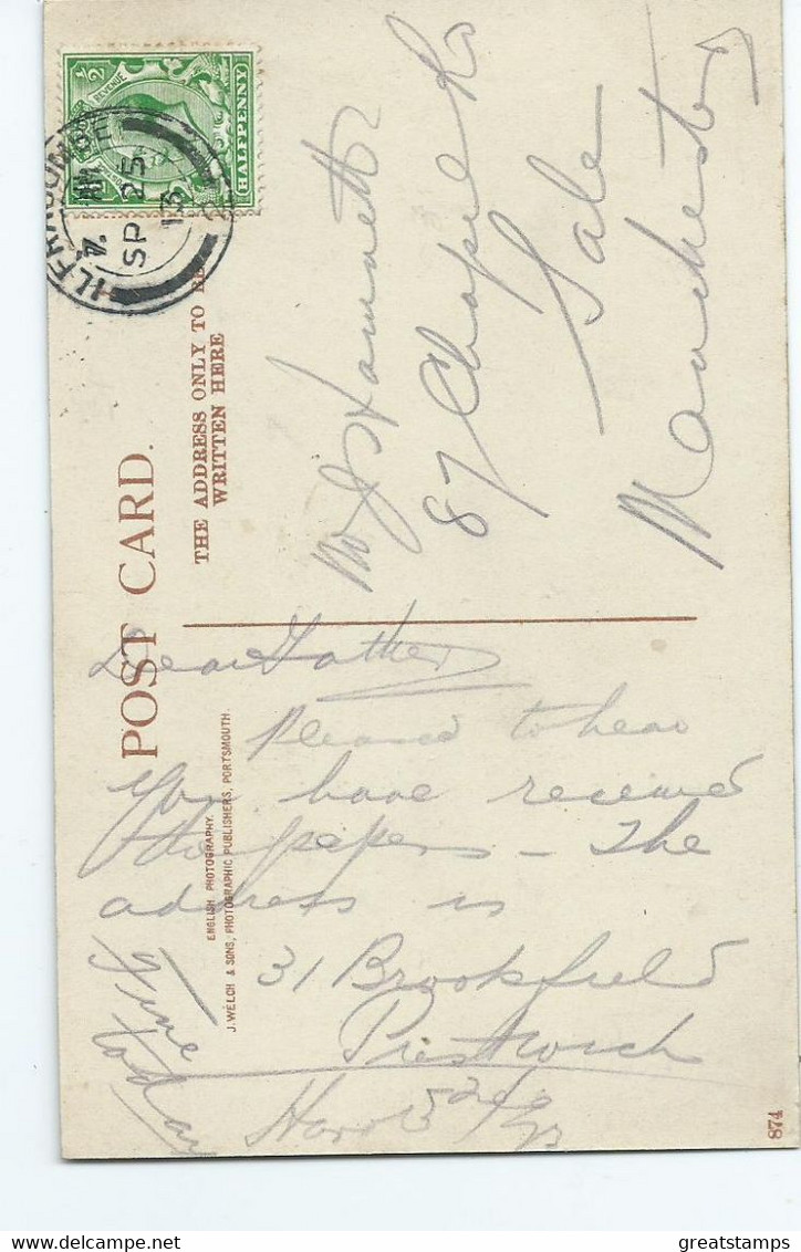 Devon  Postcard Rp Ilfraracombe Capstone Parade Posted 1913 Nice Cancel - Ilfracombe