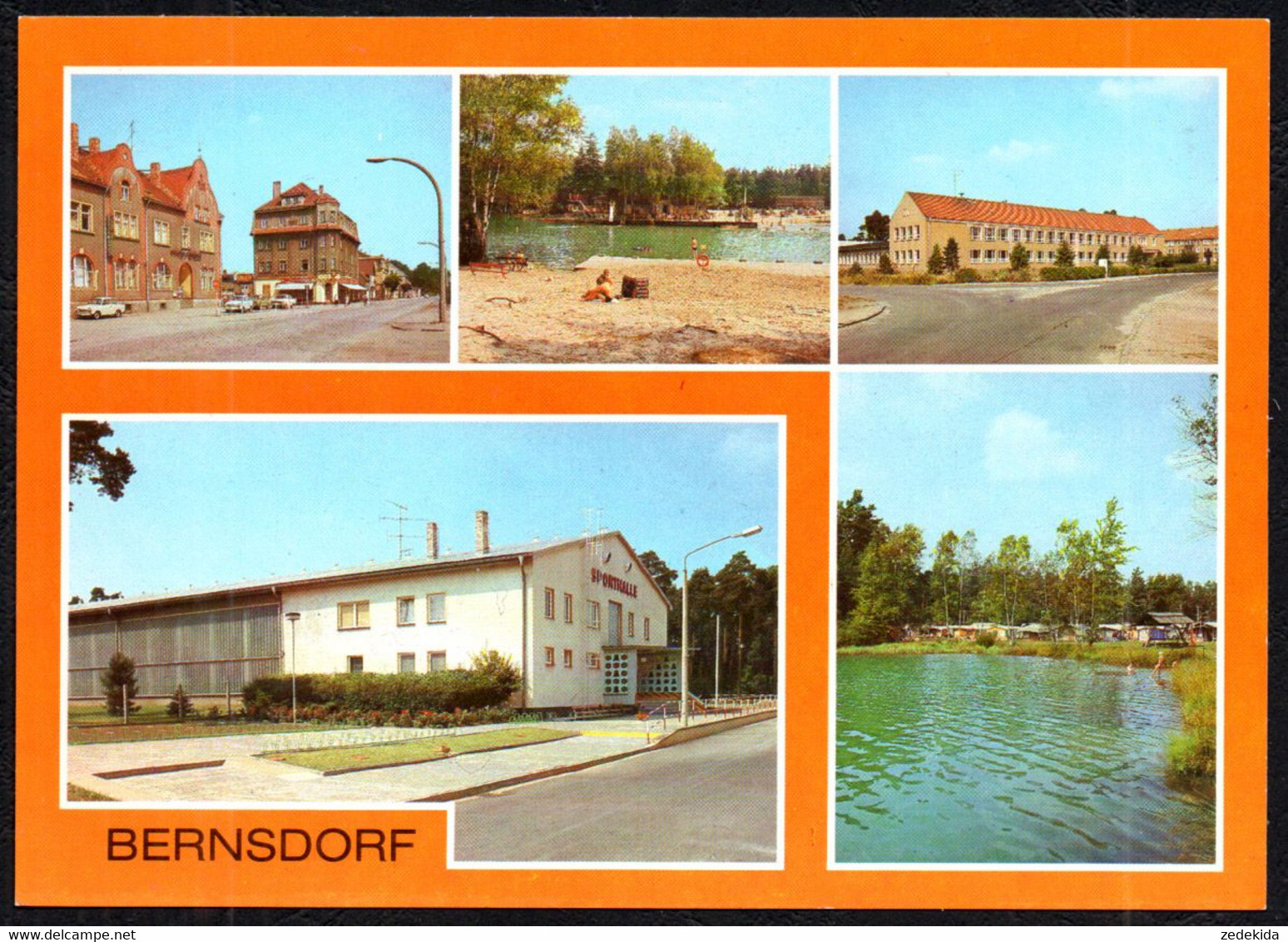 F8018 - TOP Bernsdorf Schule Sporthalle - Bild Und Heimat Reichenbach - Hoyerswerda