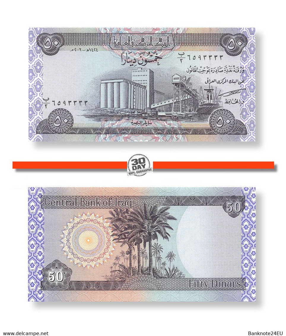 Iraq 50 Dinars 2003 Unc Pn 90 - Iraq