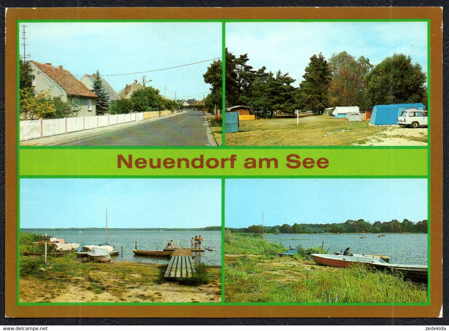 F8021 - Neuendorf - Campingplatz - Bild Und Heimat Reichenbach - Luebben