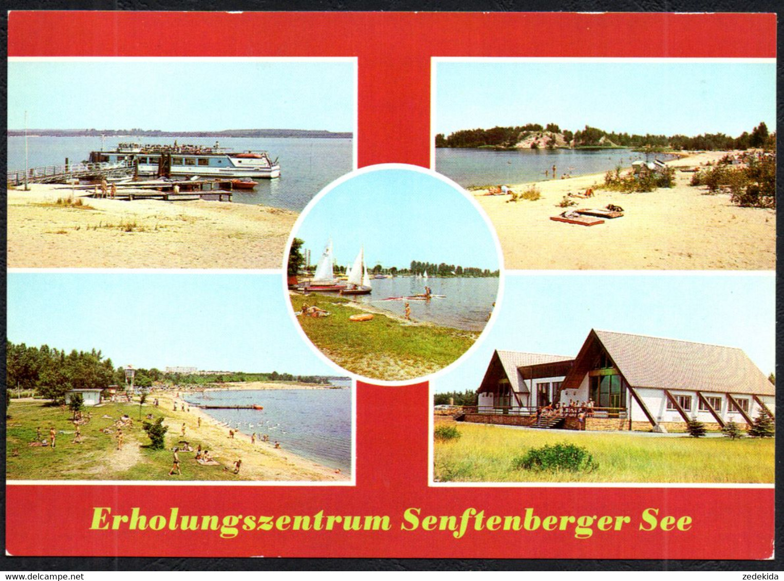 F8023 - Senftenberg Senftenberger See Großkoschen Ferienlager Niemtsch - Bild Und Heimat Reichenbach - Senftenberg