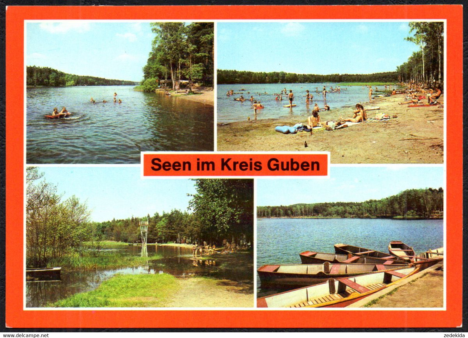 F8025 - Kr. Guben Campingplatz - Bild Und Heimat Reichenbach - Guben