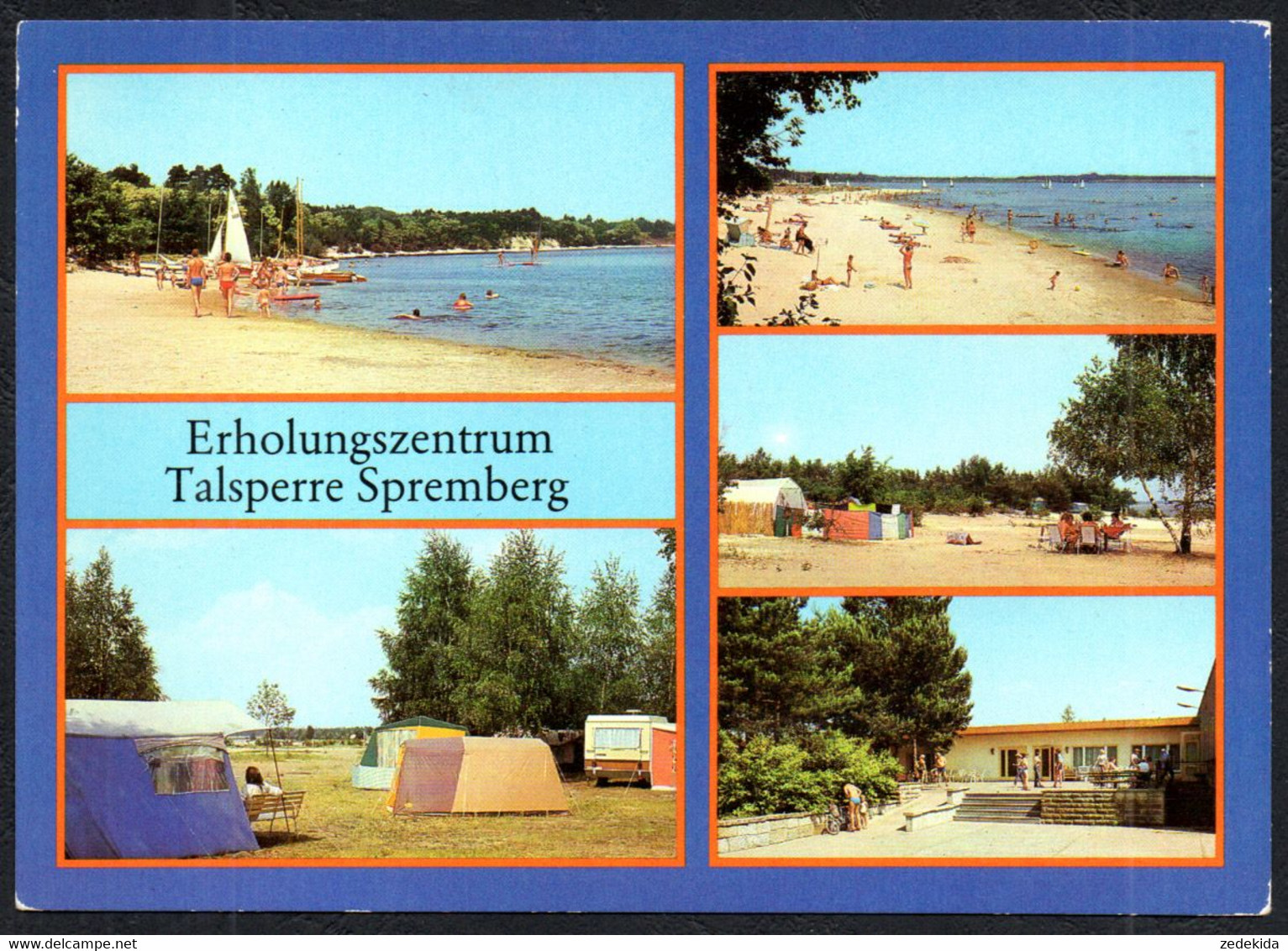 F8030 - Spremberg Talsperre Campingplatz - Bild Und Heimat Reichenbach - Spremberg