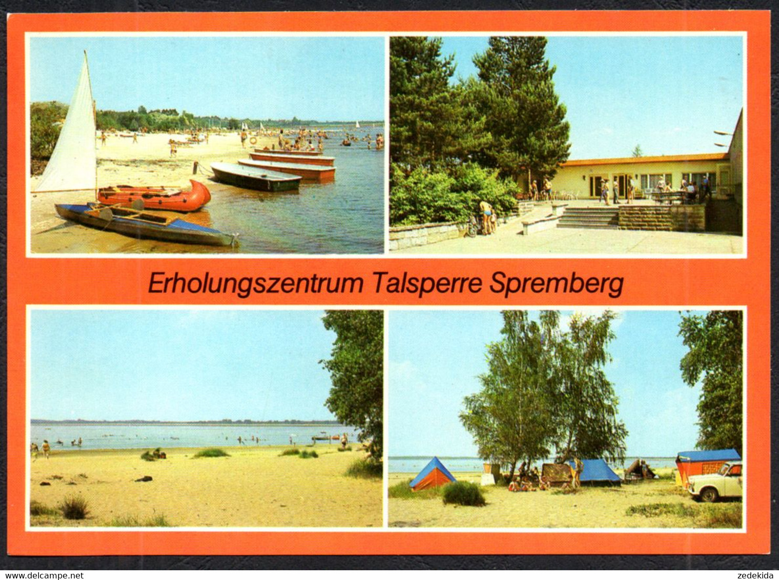 F8031 - TOP Spremberg Talsperre Campingplatz - Bild Und Heimat Reichenbach - Spremberg