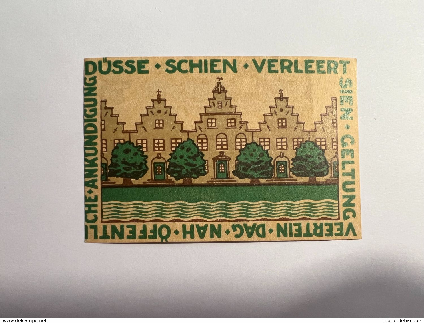 Allemagne Notgeld Friedrich Stadt 50 Pfennig - Collezioni