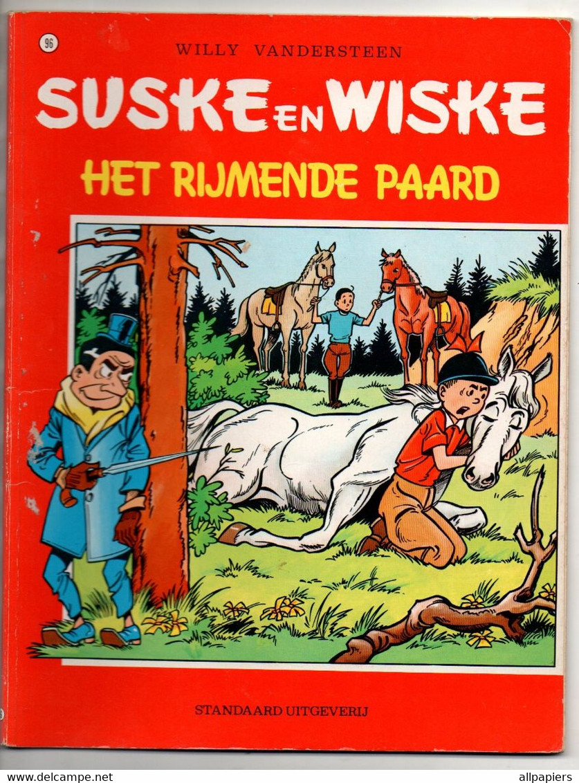 Suske En Wiske N°96 Het Rijmende Paard Par Vandersteen - Standaard Uitgeverij De 1985 - D/1971/0034/412 - 18/10/1985 - Suske & Wiske