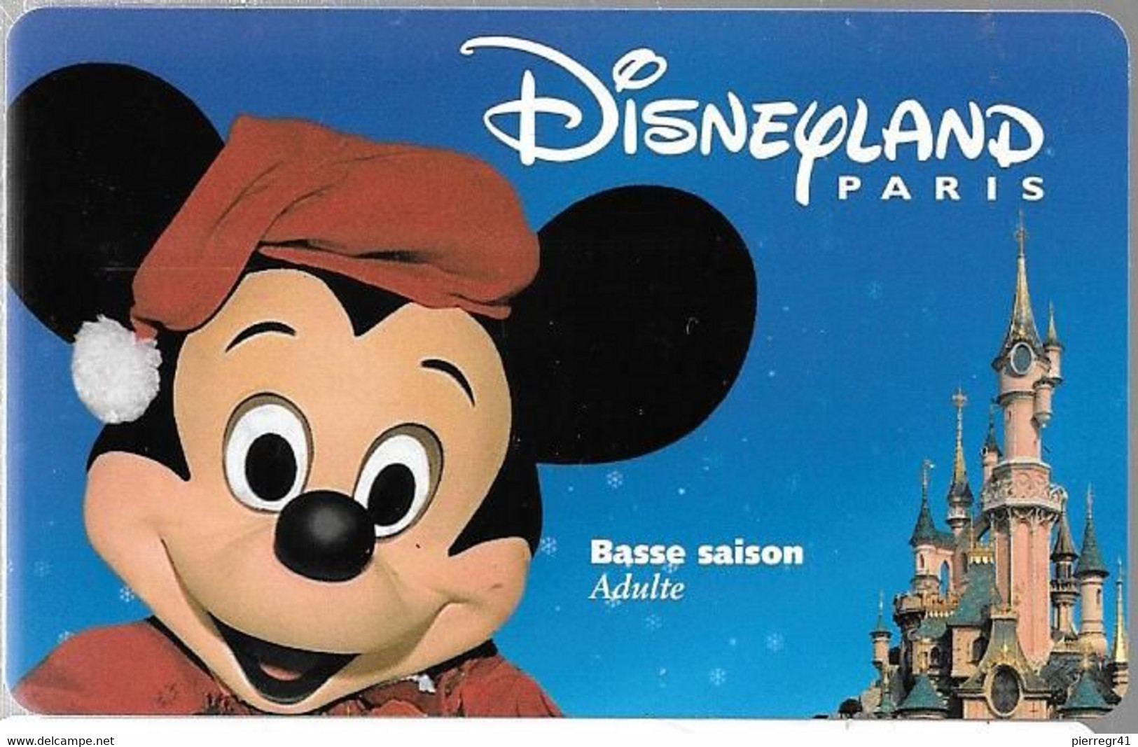 PASS--DISNEYLAND-MICKEY-A DULTE-BASSE SAISON-SPEOS-99/06/MIK Valide LE 15/12/99-ODYSSEE-TB E - Pasaportes Disney