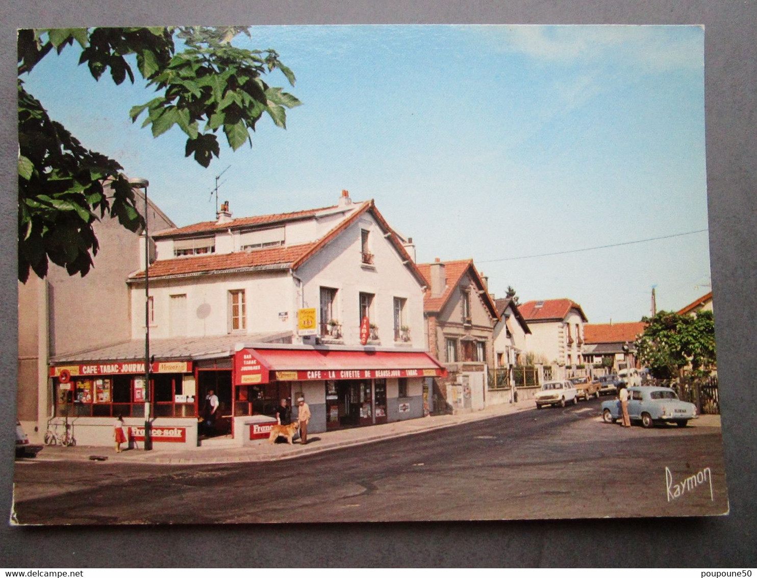 CP 95 Val D'Oise ARNOUVILLE LES GONESSE - Quartier Du Beauséjour Café Tabac La Civette ( Gonesses) écrite Et Timbrée1986 - Arnouville Les Gonesses