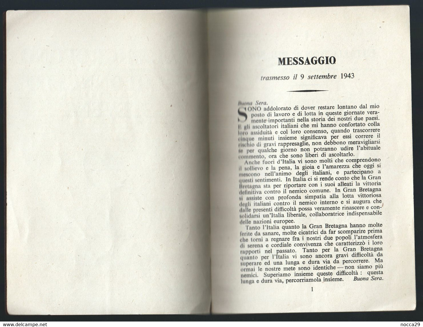 E' AL MICROFONO IL COLONNELLO STEVENS Serie II - SETTEMBRE DICEMBRE 1943 FASCISMO - PROPAGANDA ALLEATA (STAMP201) - Weltkrieg 1939-45