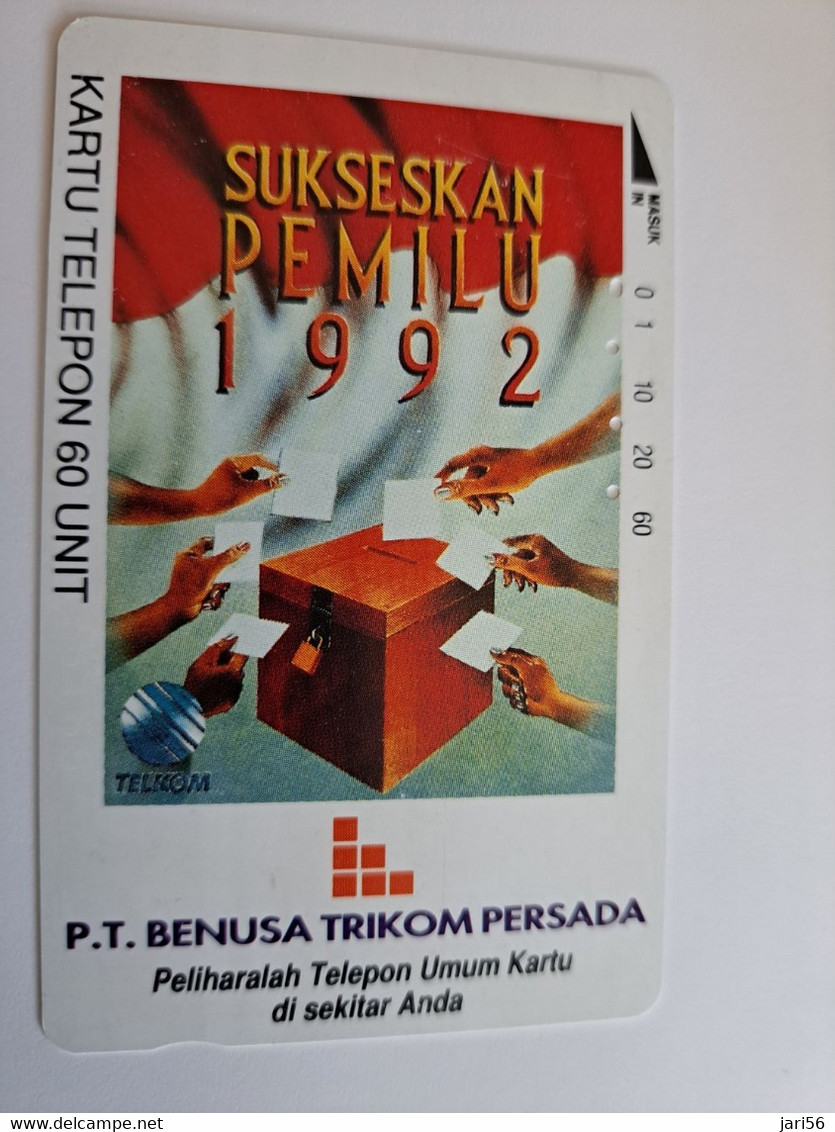 INDONESIA MAGNETIC/TAMURA  60  UNITS /   PT BENUSA TRIKOM PERSADA   BANK       MAGNETIC   CARD    **9790** - Indonésie
