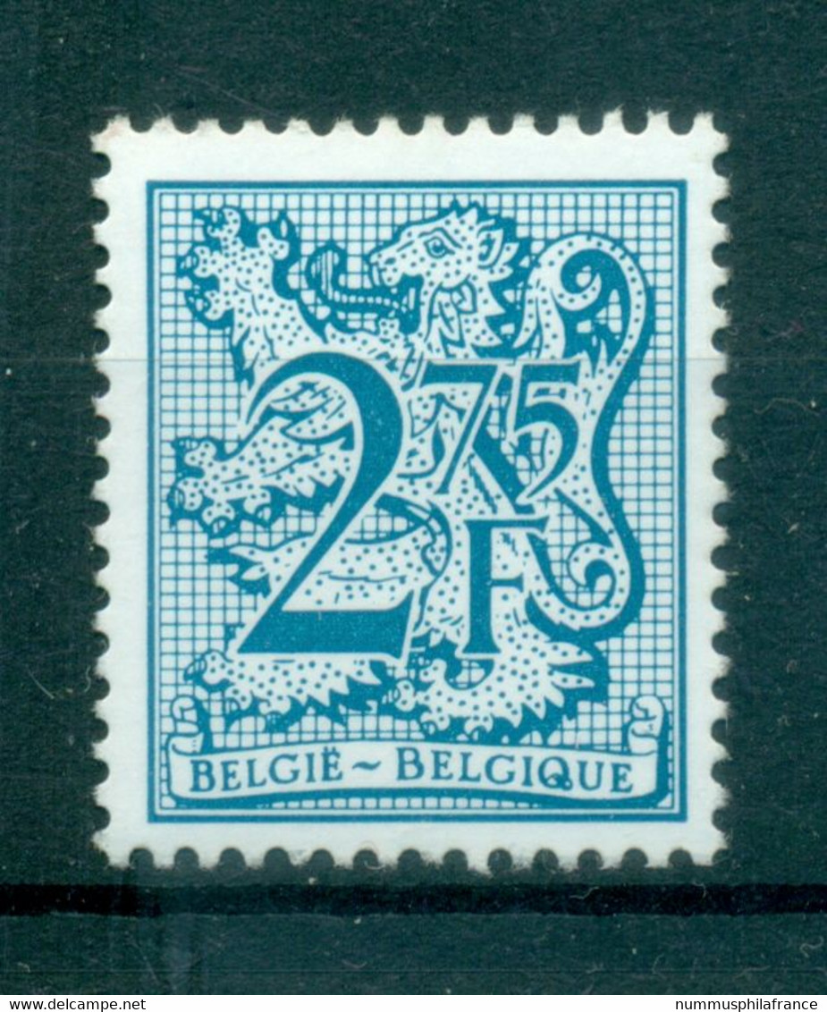 Belgique 1979-80 - Y & T N. 1946 - Série Courante (Michel N. 2011 Z) - 1977-1985 Cijfer Op De Leeuw