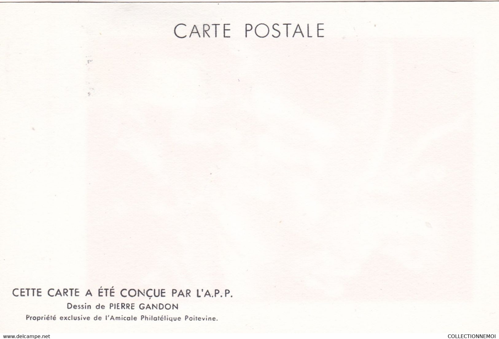 PLUS SOUVENIR QUE LETTRE ,,exposition Philatelique POITIERS 8 MAI 1946 ,authographe De GANDON - Commemorative Postmarks