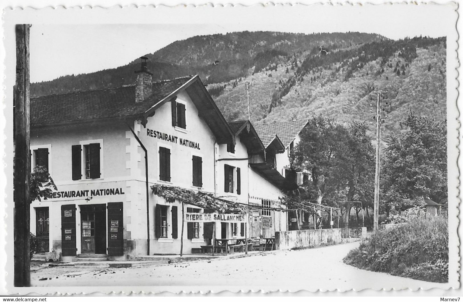 74 Hte Haute Savoie - St Saint CERGUES - Restaurant National - Bière De Sallanches - Saint-Cergues