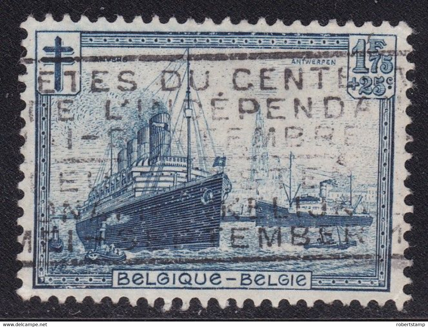 BELGICA 1929   Sello Usado Yvert Nº 297 - 1929-1941 Big Montenez