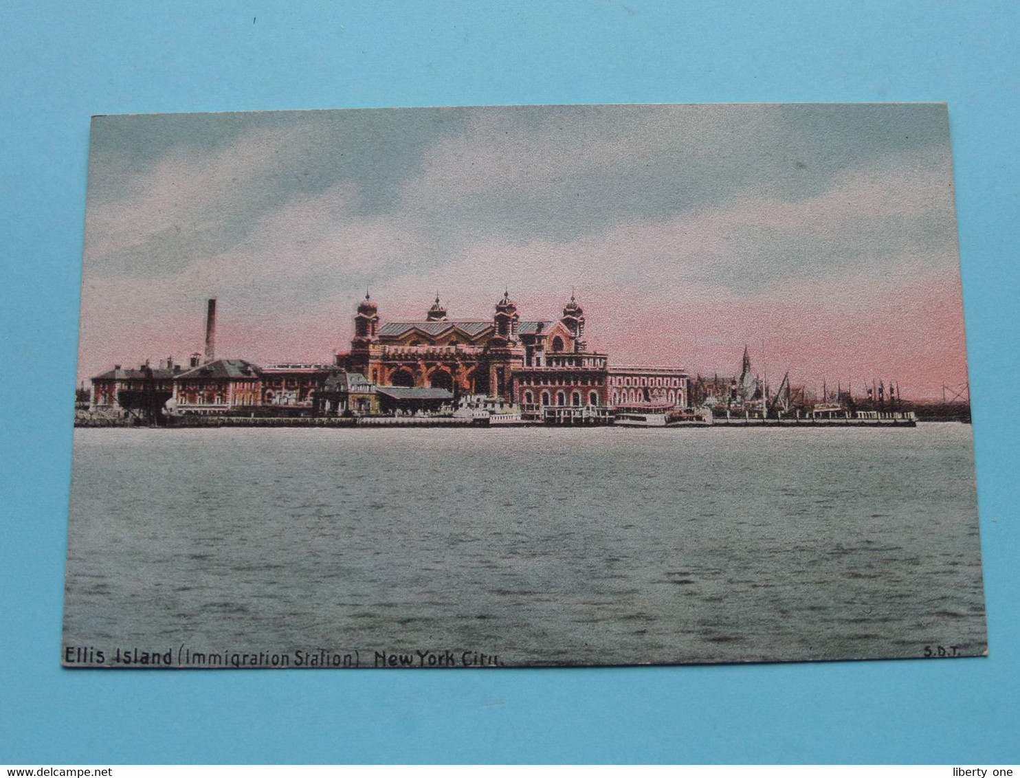 ELLIS Island (Immigration Station), New York ( Edit. Publi Card ELIXIR D'ANVERS Liqueur / Balsam ) 19?? ( See Scans ) ! - Ellis Island