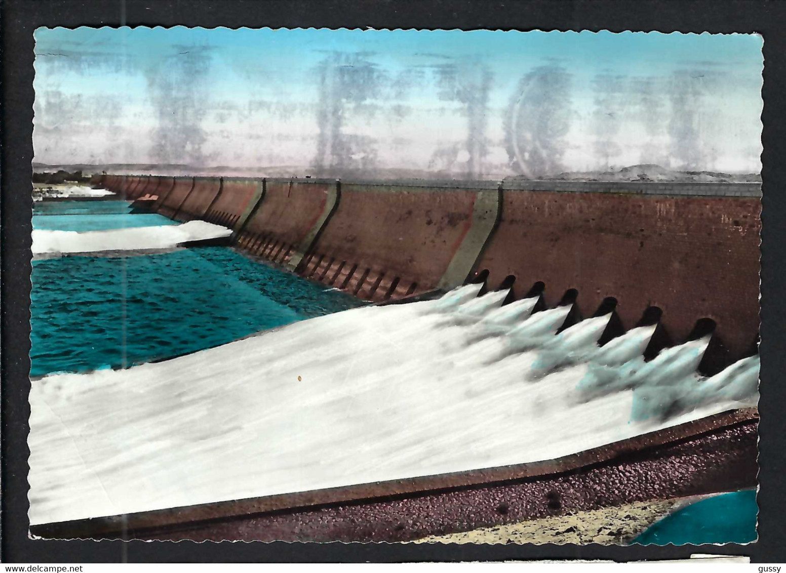 EGYPTE 1961: CP Ill. P.A. "Barrage D'Assouan" Du Caire Pour Chambésy (Genève, Suisse), Affr. De 40m - Covers & Documents