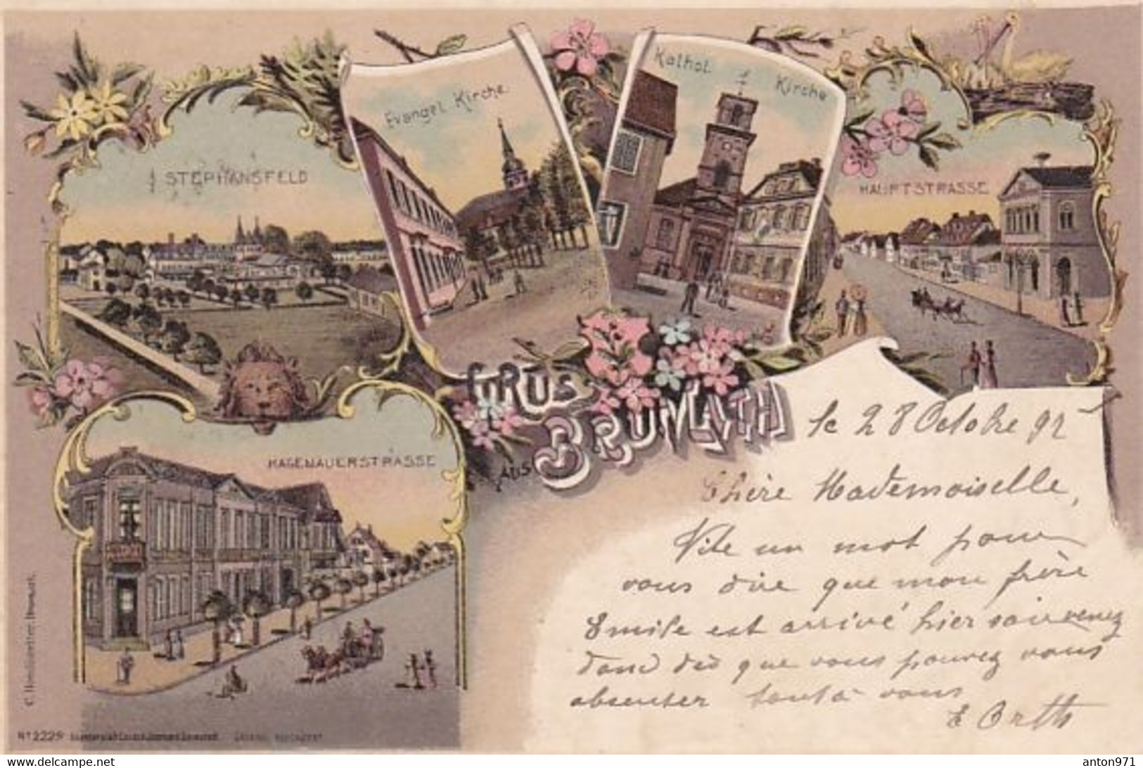 Gruss  Aus  BRUMATH   --  1897  -- - Brumath