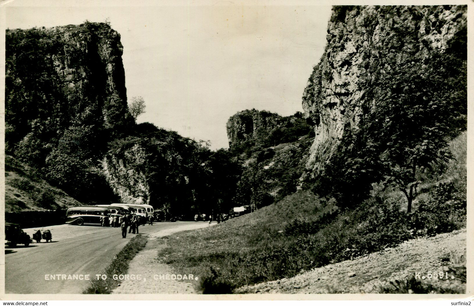 SOMERSET - CHEDDAR - ENTRANCE TO GORGE RP Som707 - Cheddar