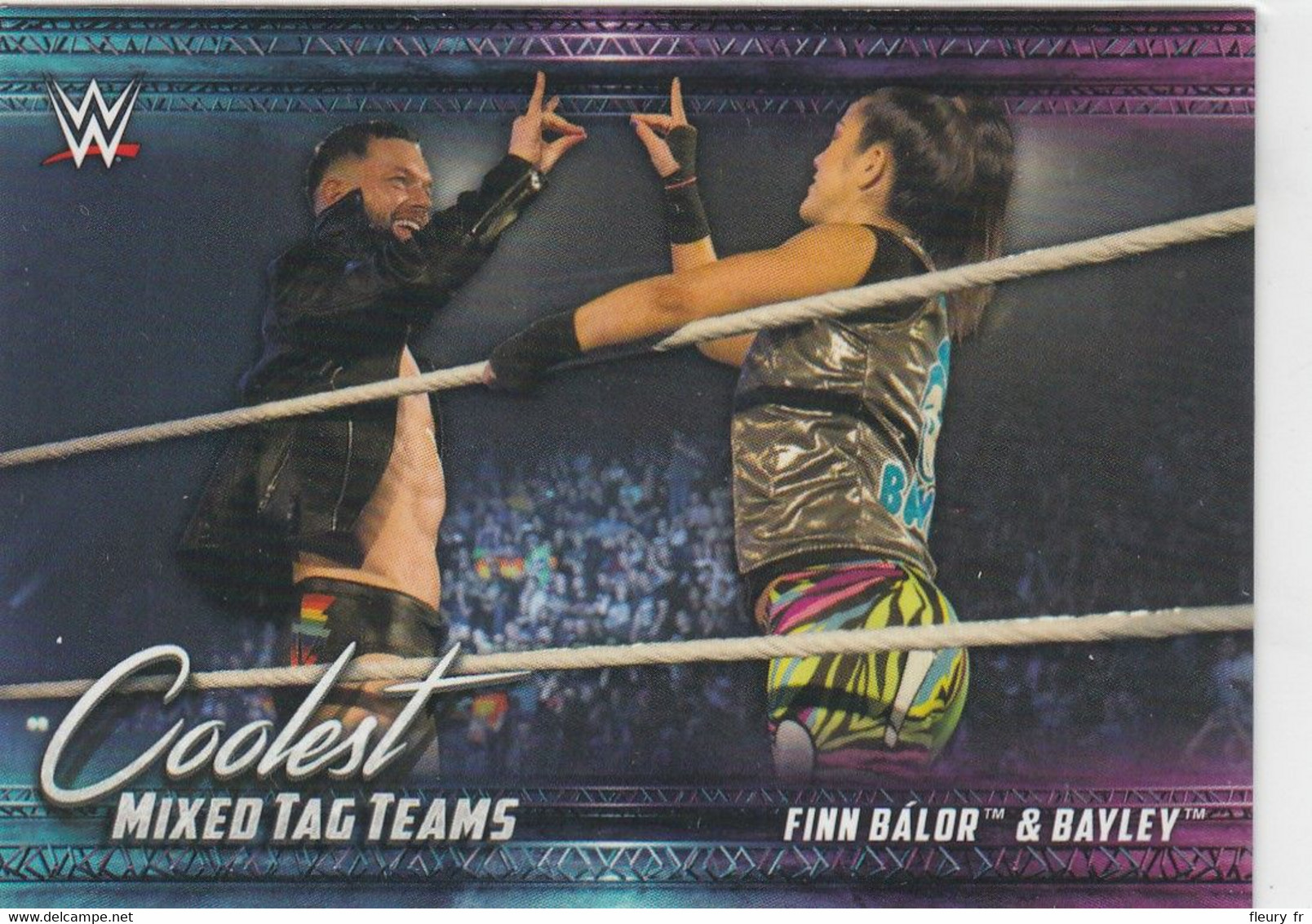 Finn Balor & Bayley   Coolest Mixed Tag Teams MT-2   2021 Topps WWE - Trading-Karten