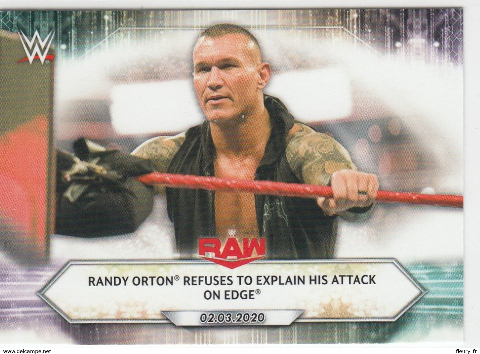 Randy Orton Refuses To Explain  14       2021 Topps WWE - Trading Cards