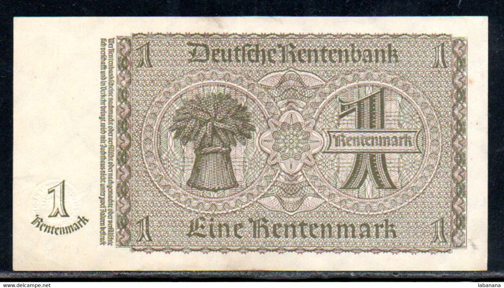 659-Allemagne 1 Rentenmark 1937 T425 - Altri & Non Classificati