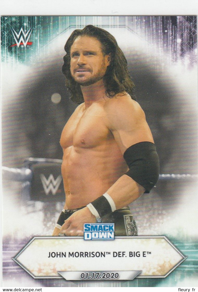 John Morrison Def. Big E    #7  2021 Topps WWE - Trading Cards