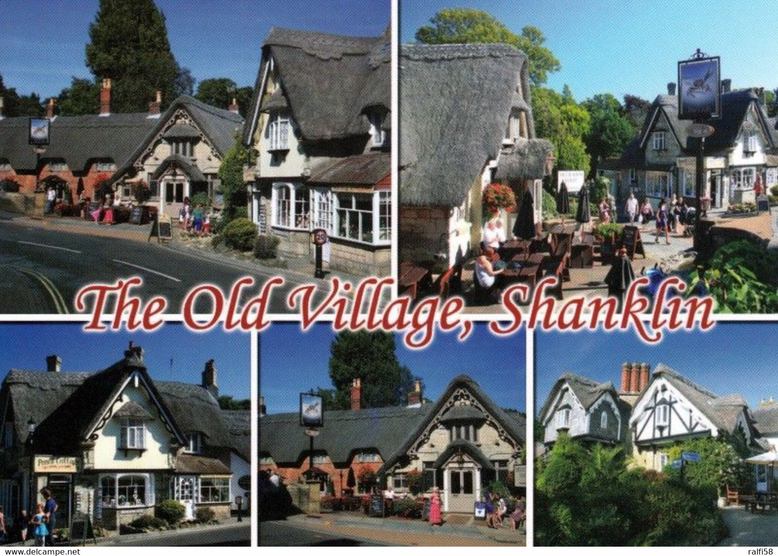 1 AK England * The Old Village Shanklin Auf Der Isle Of Wight  * - Shanklin