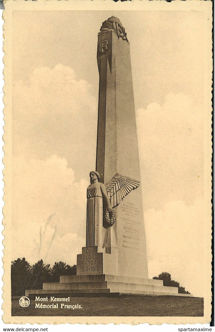 Prentbriefkaart Kemmel (mémorial Français) - Heuvelland