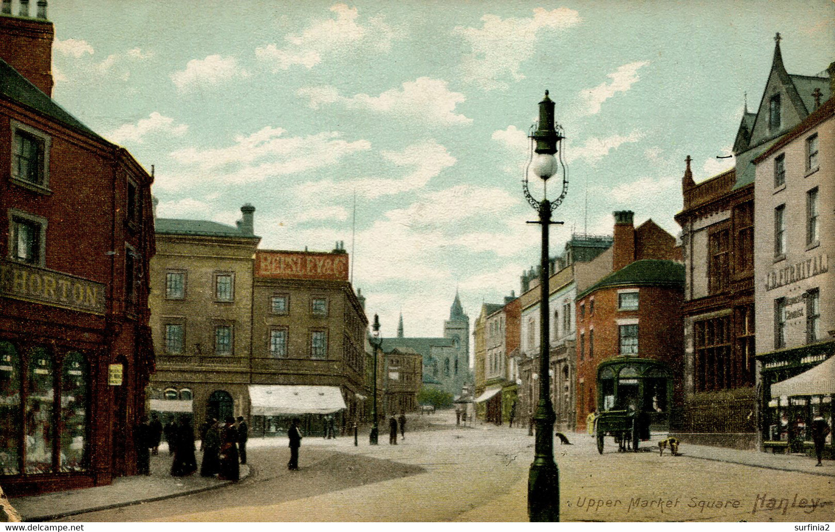 STAFFS - HANLEY - UPPER MARKET SQUARE St213 - Stoke-on-Trent