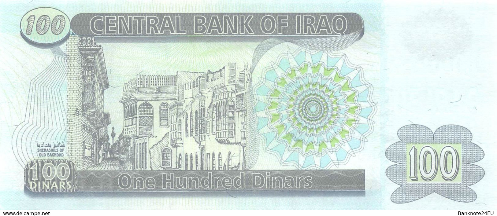 Iraq 100 Dinars 2002 Unc, Saddam Hussein Issue - Iraq