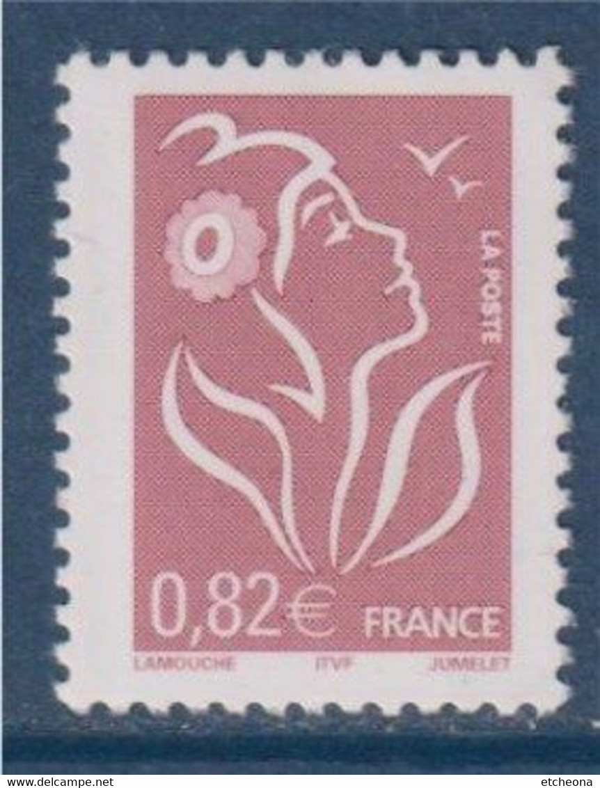 Marianne De Lamouche ITVF 0.82€ Lilas-brun Clair N° 3757 Neuf Gommé - 2004-2008 Marianne Of Lamouche