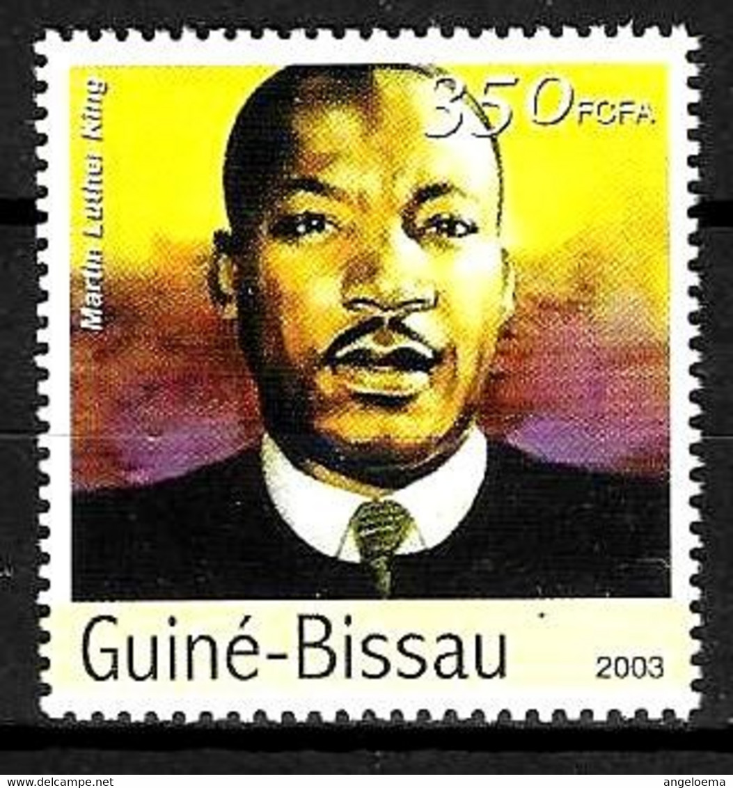 GUINEA-BISSAU - 2003 Martin Luther King Premio Nobel Pace 1964 Nuovo** MNH - Martin Luther King