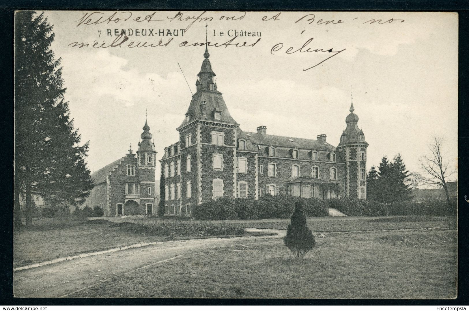 CPA - Carte Postale - Belgique - Rendeux Haut - Le Château - 1913 (CP20546OK) - Rendeux