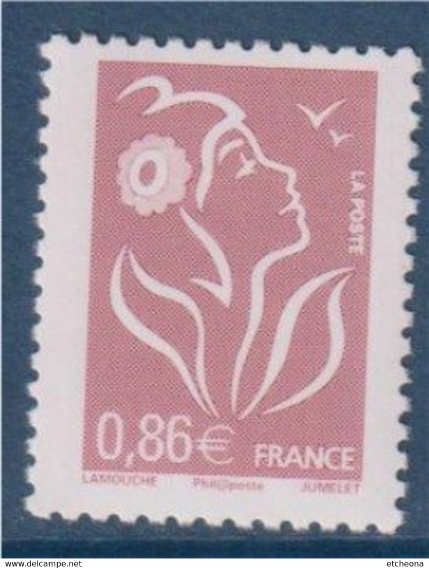 Marianne De Lamouche 0.86€ Lilas-brun Clair N° 3969 Phil@poste Neuf - 2004-2008 Marianne De Lamouche