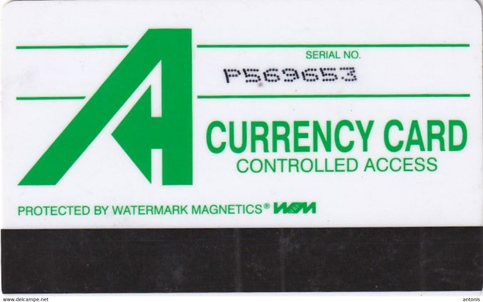 UK - Control Access Ltd, Currency Card(thick Plastic, Reverse Cardiff University), Used - Other & Unclassified