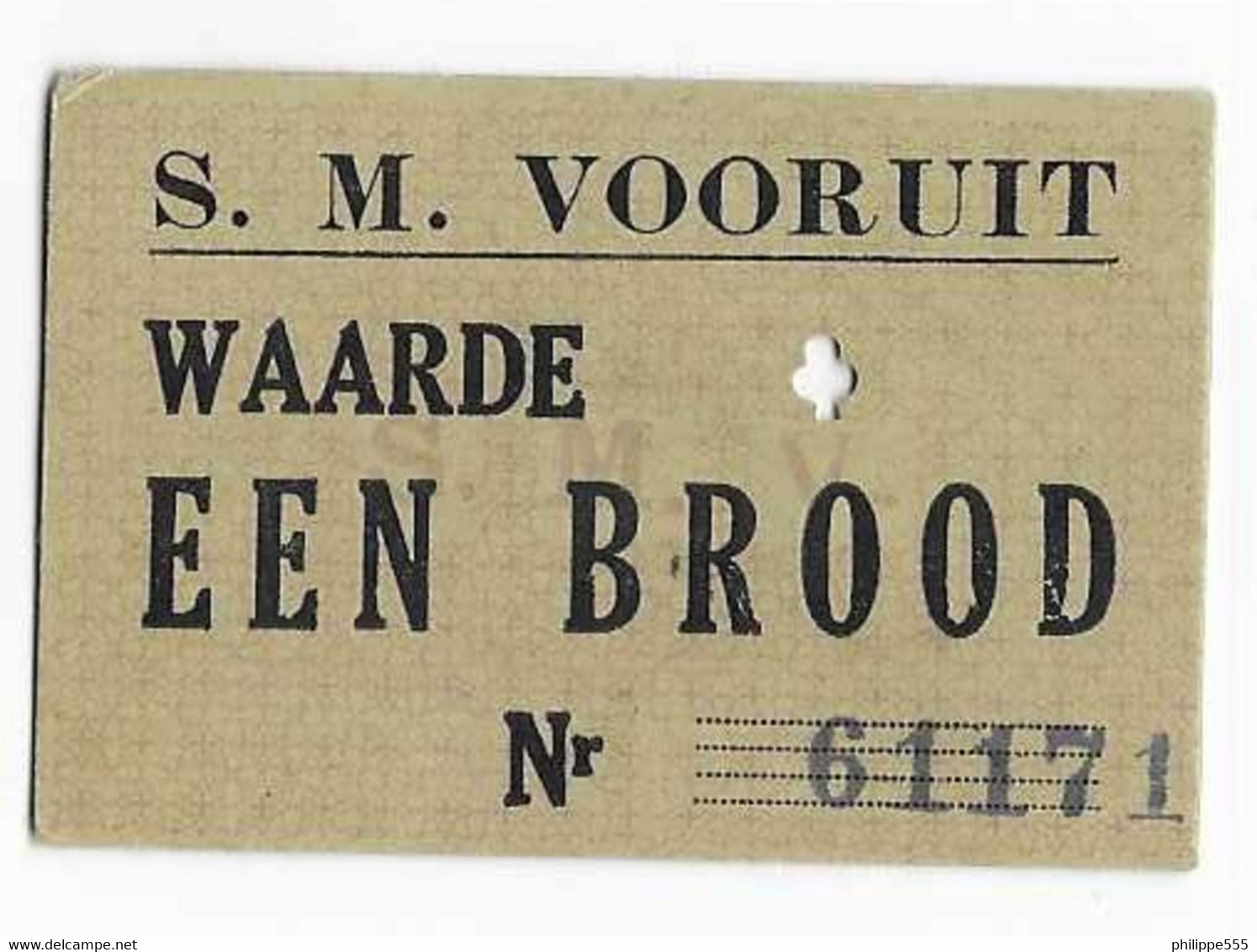 S.M. VOORUIT - EEN BROOD - [ 9] Sammlungen