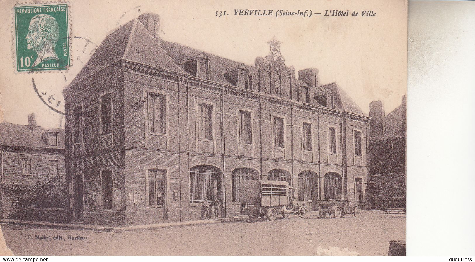 YERVILLE  HOTEL DE VILLE - Yerville