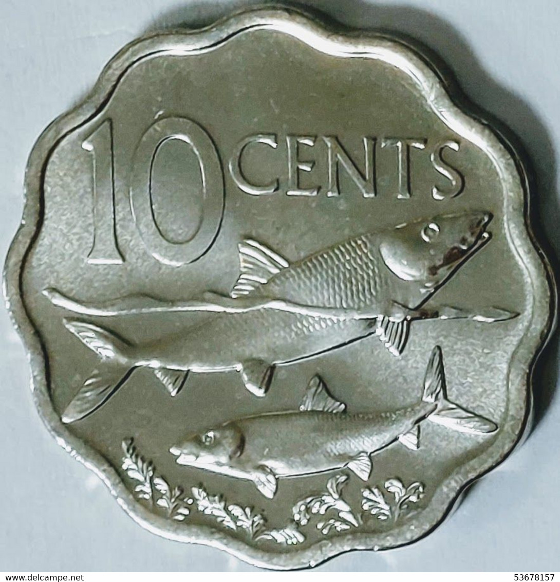Bahamas - 10 Cents, 2007, Unc, KM# 219 - Bahamas
