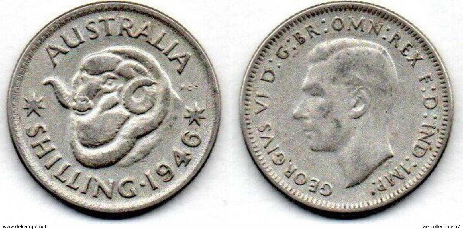 Australie -  Shilling 1946 TB - Shilling