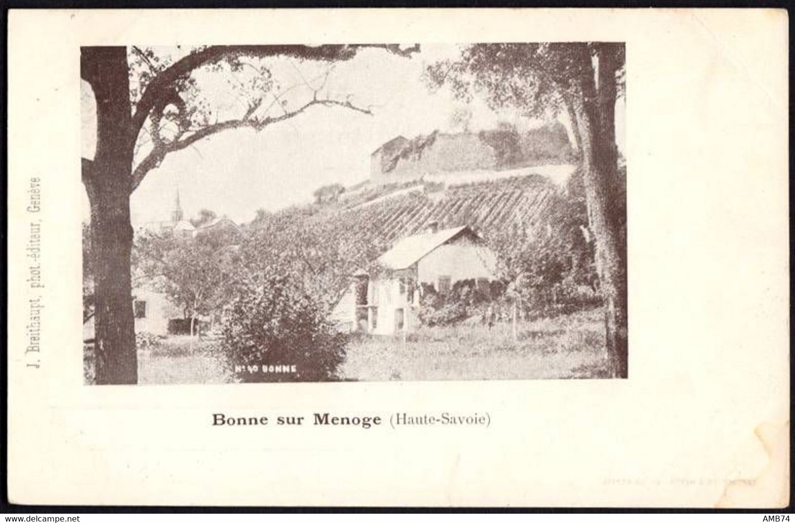 74-1130- Carte Postale Haute Savoie (74) - BONNE-SUR-MENOGE - Bonne - Bonne