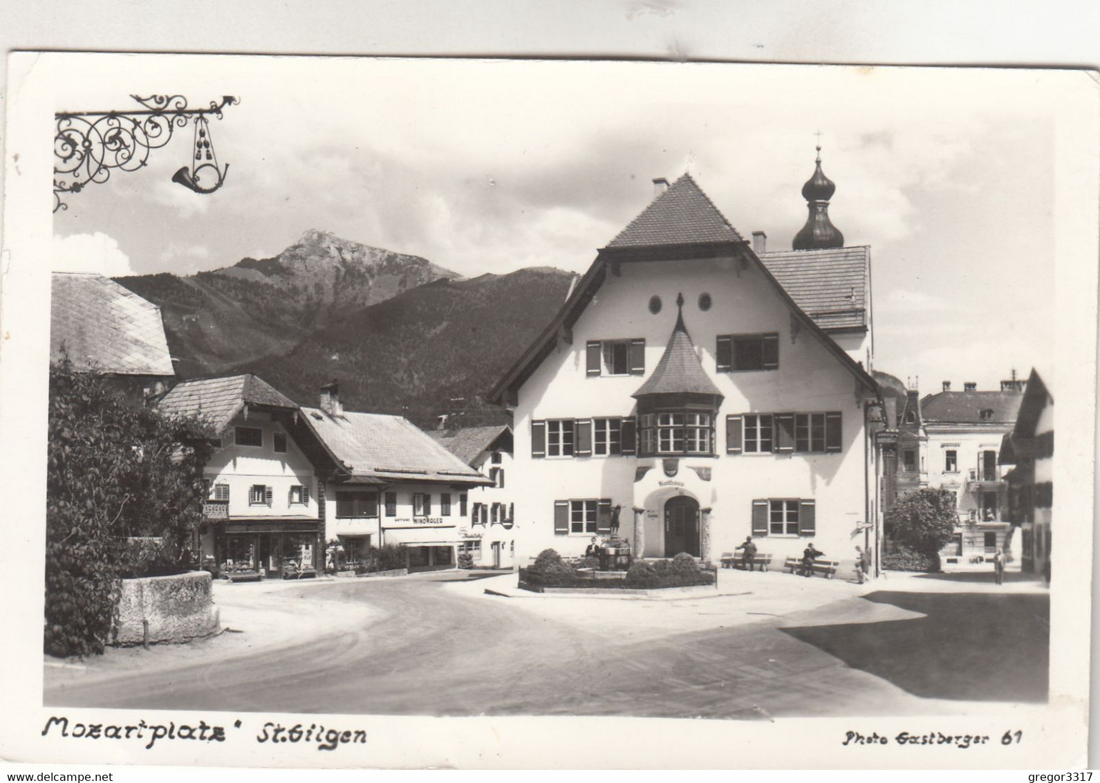 B2928) ST. GILGEN - MOZARTPLATZ - Tolle DETAILS Ua. Geschäft MATTHIAS WINDHAGER 1962 - St. Gilgen