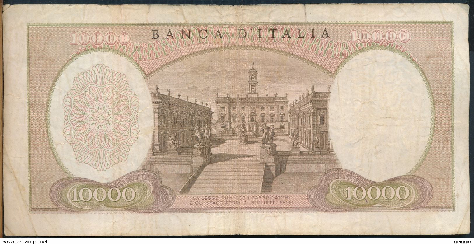 °°° ITALIA - 10000 LIRE MICHELANGELO 15/02/1973 SERIE F °°° - 10000 Lire