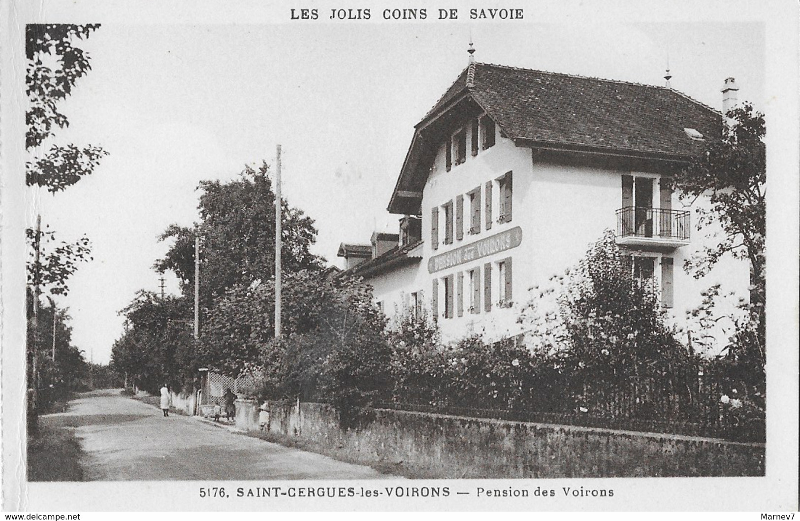 74 Hte Haute Savoie - Carte Postale Photo - St Saint Cergues Les Voirons - Pension Des Voirons - Saint-Cergues