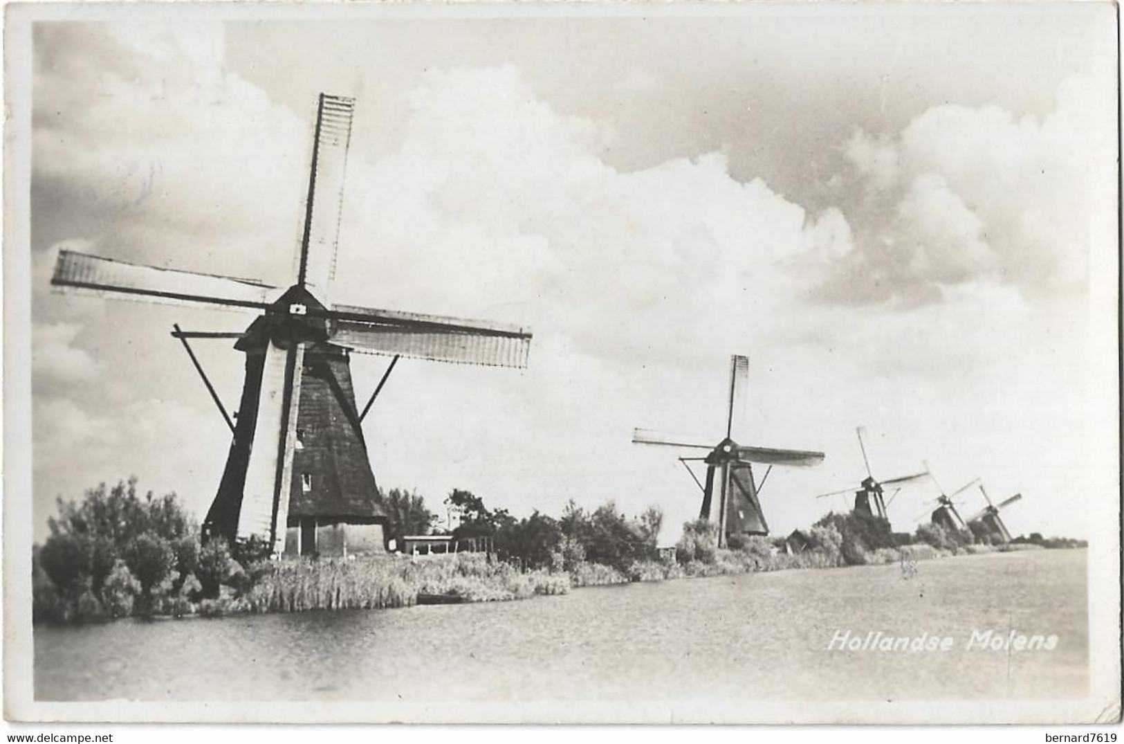 Pays Bas  -    Hollandse Molens - Cachet Depart  Groningen - Kinderdijk