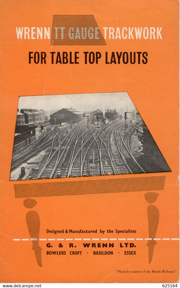 Catalogue WRENN TT GAUGE TRACK WORK 1960s For Table Top Layouts - Anglais