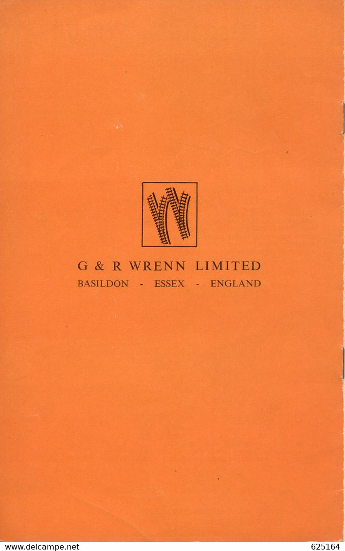 Catalogue WRENN TT GAUGE TRACK WORK 1960s For Table Top Layouts - Inglés