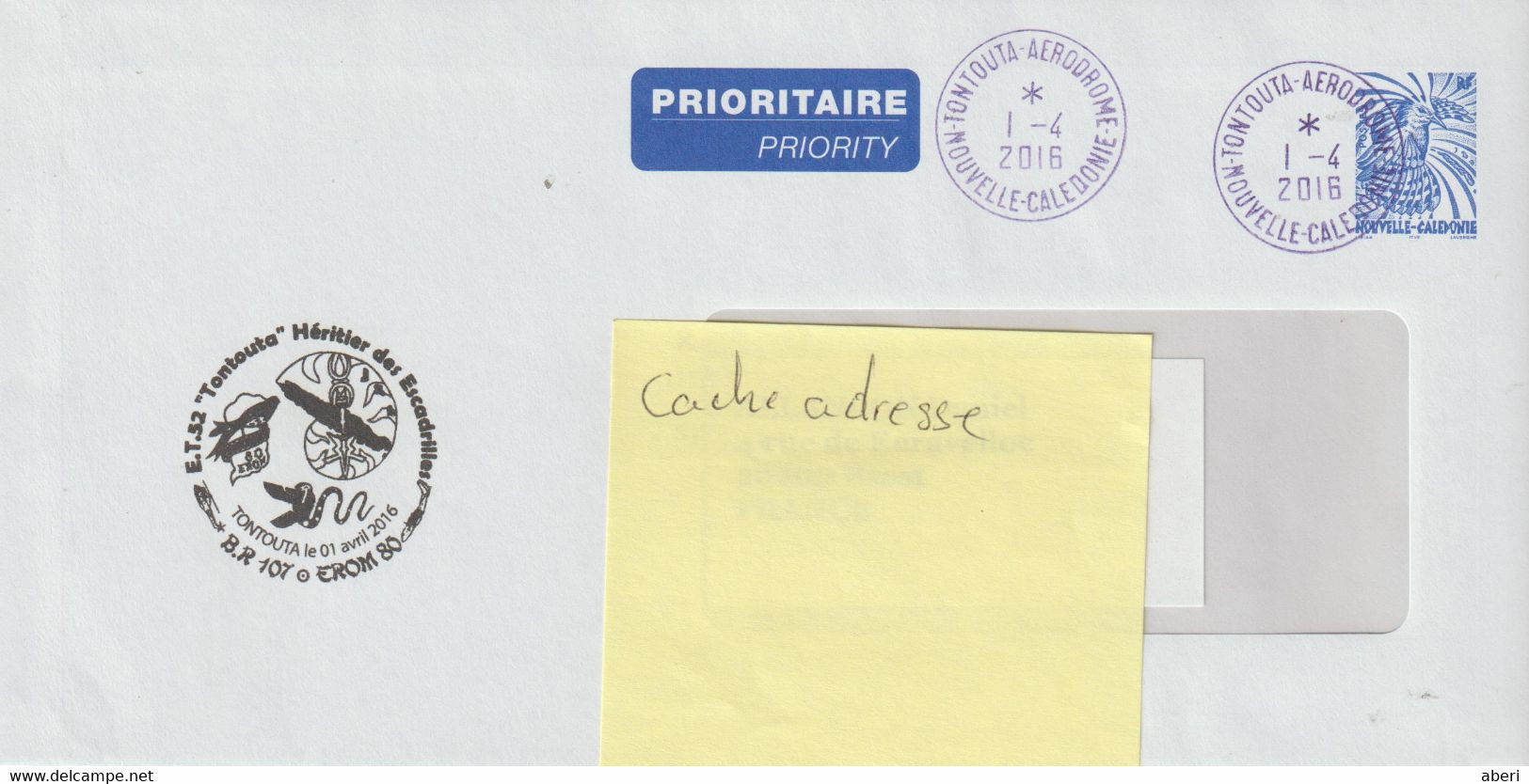 14365  PAP - TONTOUTA AERODROME Le 1/4/2016 - Héritier Des Escadrilles - BR 107 - EROM 80 - ET 32 - Briefe U. Dokumente
